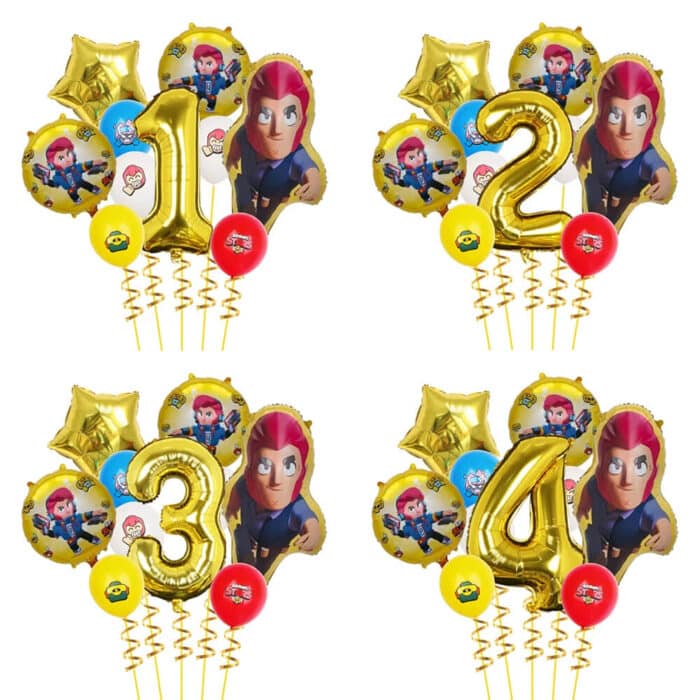 Brawl Stars Birthday Balloons