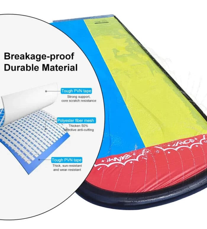 Inflatable Lawn Water Slide with Sprinklers